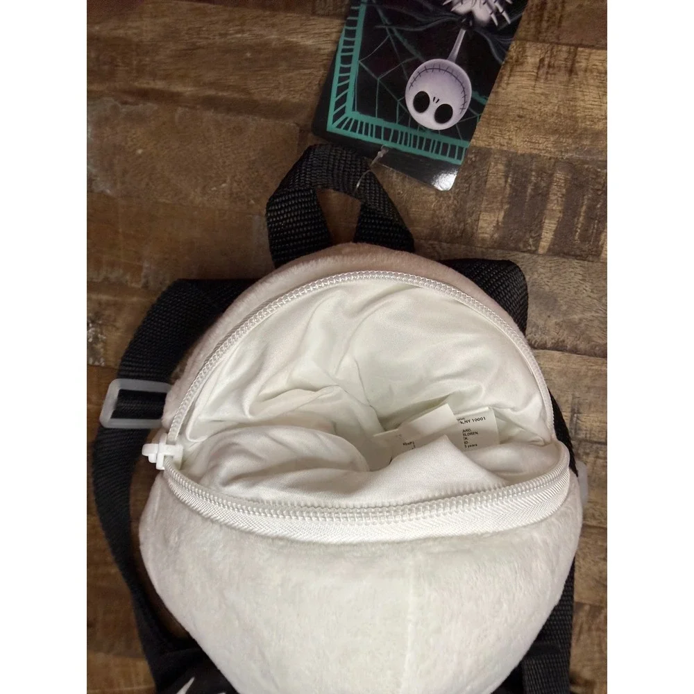 Disney Jack Skellington Plush Backpack Nightmare Before Christmas 15 Inch NWT - Picture 4 of 6